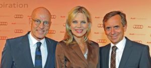 Audi Inspration, vlnr: Dr. Ulrich Bauhofer, Nina Ruge, Thomas Günther