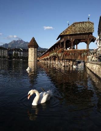 Kapellbrücke, die älteste Brücke Europas. © Luzern Tourismus AG